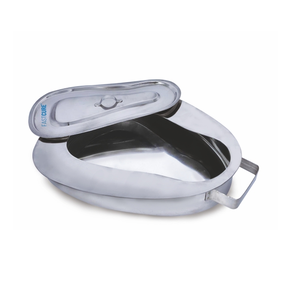 Steel Bedpan with Lid